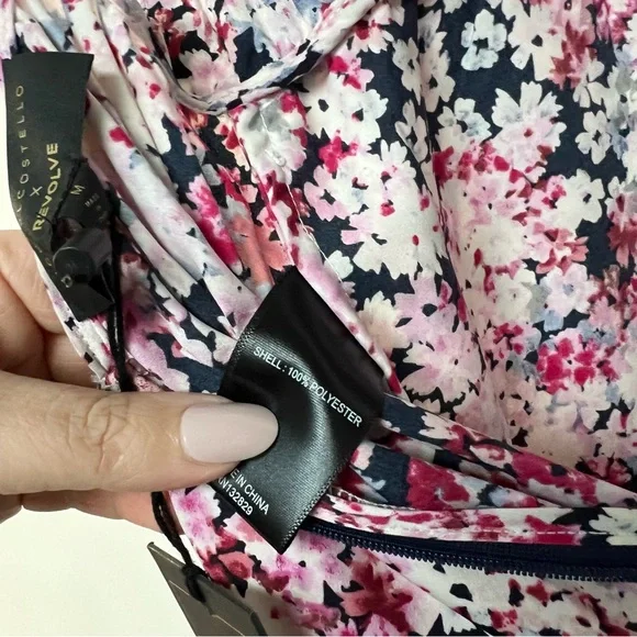 Michael Costello Pink Floral Midi Dress - Picture 8 of 10